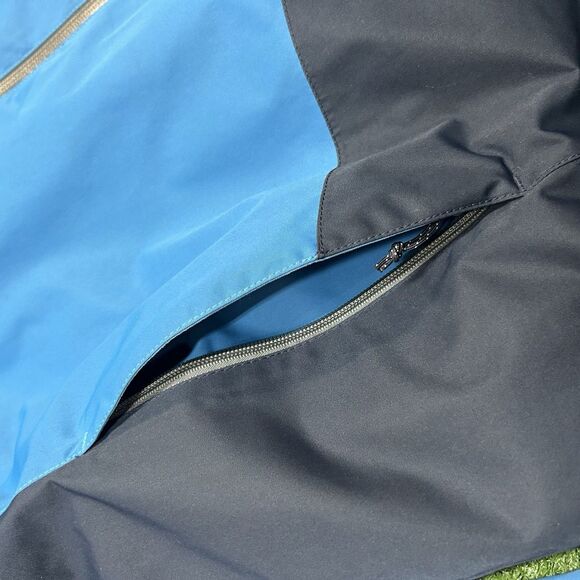 Eddie Bauer Weatheredge PLUS Men Hooked Shell Waterproof Ski Jacket XL Blue - Picture 4 of 14